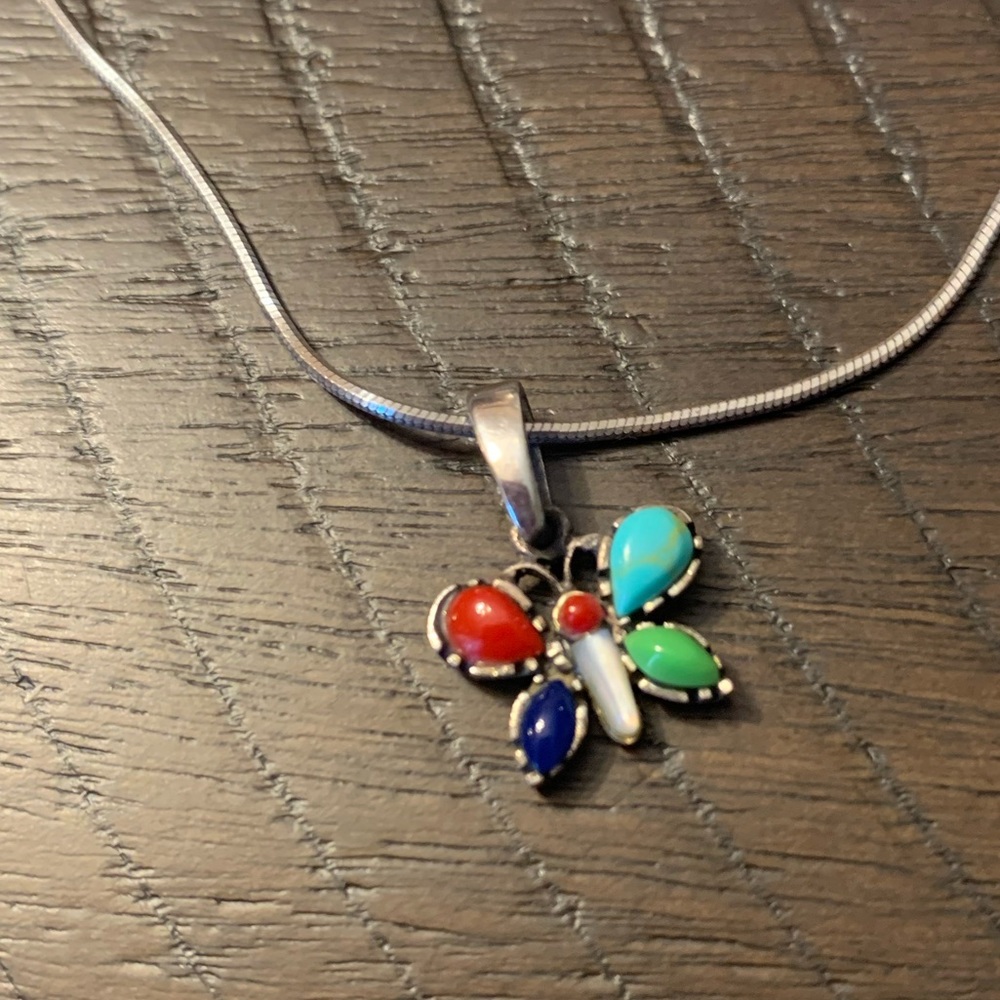 Silpada butterfly necklace